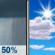 Saturday: Chance Rain Showers then Mostly Sunny