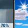 Saturday: Rain Showers then Mostly Sunny